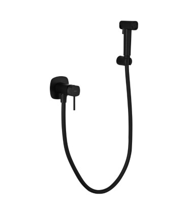 Chuveiro higiénico com Bidé e Torneira Embutida FIRENZE Preto