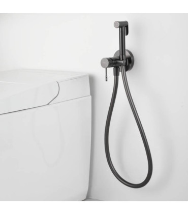 Chuveiro higiénico com Bidé e Torneira Embutida GENOVA Black gun metal