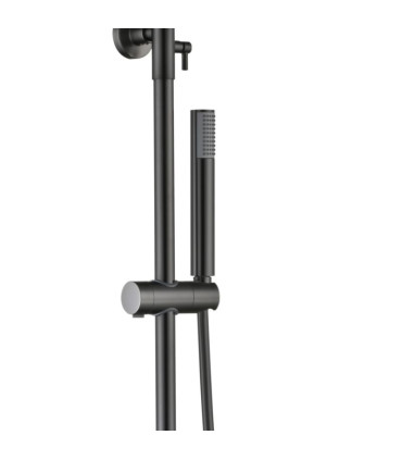Coluna de duche Monocomando GENOVA Black gun metal