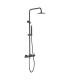 Coluna de duche Monocomando GENOVA Black gun metal