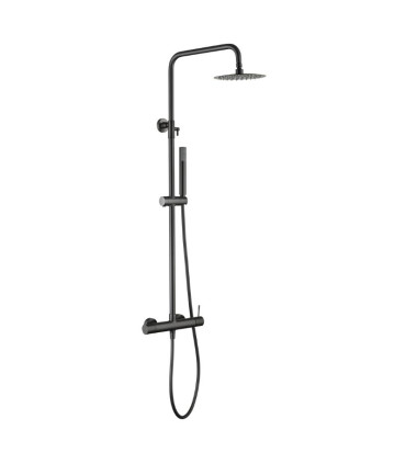 Coluna de duche Monocomando GENOVA Black gun metal