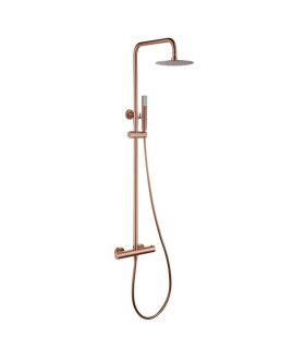 Coluna de duche Termostática GENOVA Ouro rosa