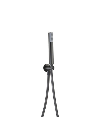 Conjunto de duche Termostático Encastrado na parede GENOVA Black gun metal