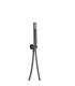 Conjunto de duche Monocomando Encastrado no teto PIAMONTE Black gun metal