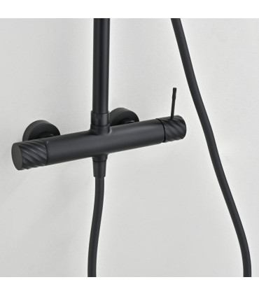Coluna de duche Monocomando BLESS Preto