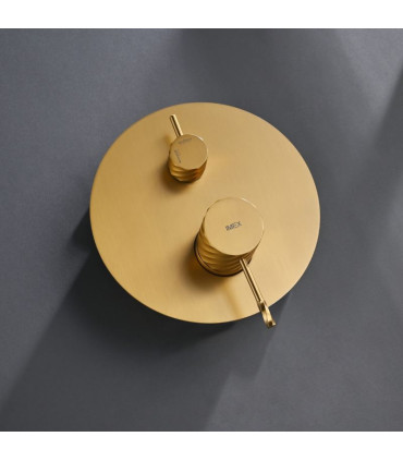 Conjunto de duche Monocomando Encastrado na parede BLESS Ouro