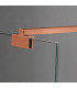 Resguardo de duche fixo TEXAS Cobre