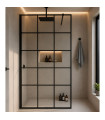 Painel fixo de duche com vidro industrial ARIZONA