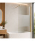 Painel fixo da banheira com vidro decorado TEXAS Ouro