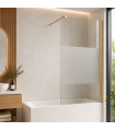 Painel fixo da banheira com vidro decorado TEXAS Ouro
