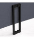 Resguardo de duche semicircular MONTANA Black