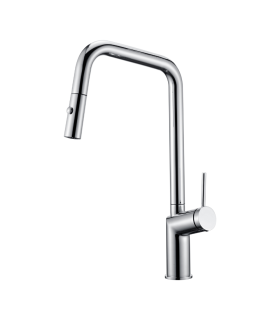 Torneira de cozinha com bico retrátil BONN Cromado