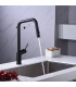 Torneira de cozinha com bico retrátil BONN Preto