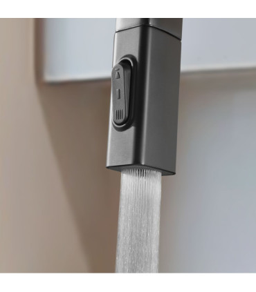 Torneiras de cozinha extraíveis Canadá Black gun metal