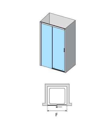 Resguardo Profiltek fixo + deslizante SUMMER