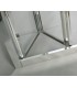 Mampara Frontal de Ducha Plegable AKORD