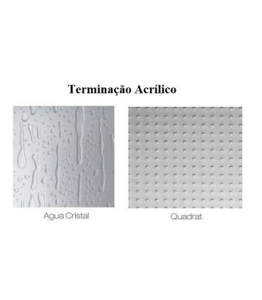 Resguardo Acrílico de Duche Angular 2F + 2D MADEIRA