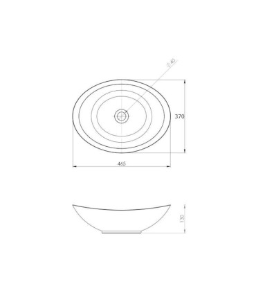 Lavatório Solid Surface OCEANIA