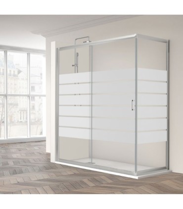 Resguardo Profiltek fixo + deslizante + lado fixo SPRING