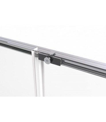 Resguardo duche frontal fixo+deslizante e lateral fixo TWENTY