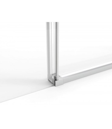 Resguardo duche frontal fixo+deslizante e lateral fixo TWENTY
