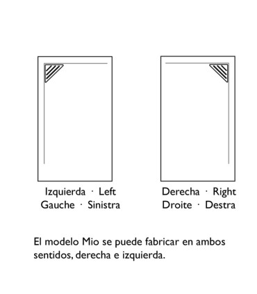 Base de duche resina LEO