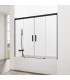 Resguardo frontal de banheira 2F + 2D BASIC SPAZIO BLACK