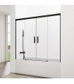 Resguardo frontal de banheira 2F + 2D BASIC SPAZIO BLACK