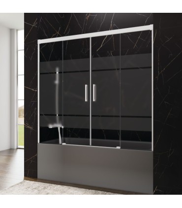 Resguardo frontal de banheira 2F+2D BASIC SPAZIO WHITE