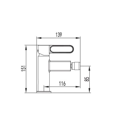 Torneira de bidé DIOR