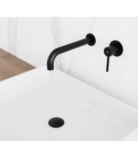 Torneira de parede para lavatório SIRIO Black