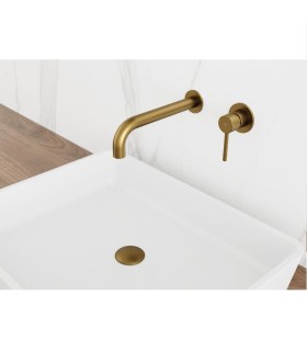 Torneira de parede para lavatório SIRIO Gold