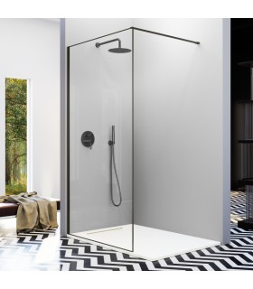 Resguardo de duche vidro fixo FRESH ARENA BLACK