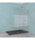 Resguardo duche Vidro fixo + móvel CLEAR MOVING BISAGRA