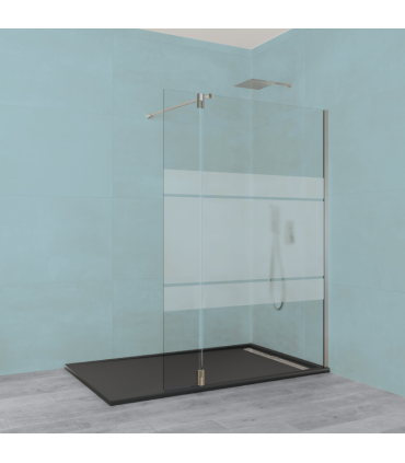 Resguardo duche Vidro fixo + móvel CLEAR MOVING BISAGRA