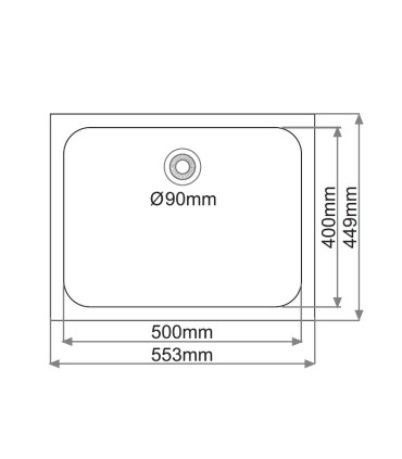 Lava-louça sobre bancada AQUILES