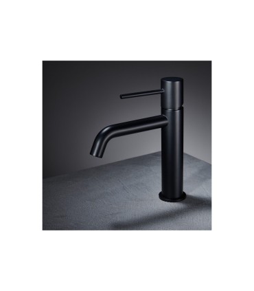 Torneira de Lavatório Monocomando Preto Fosco Série MONZA
