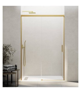 Resguardo duche fixo + deslizante BASIC OURO