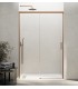 Resguardo duche fixo + deslizante BASIC COBRE