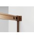 Resguardo duche fixo + deslizante BASIC COBRE