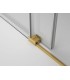 Resguardo duche 2 fixos + 2 deslizantes BASIC SPAZIO OURO