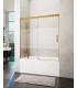 Resguardo frontal de banheira Fixo + Deslizante BASIC OURO