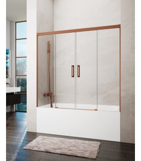Resguardo frontal de banheira 2F + 2D BASIC COBRE