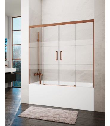 Resguardo frontal de banheira 2F + 2D BASIC COBRE