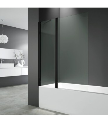 Resguardo fixo + reclinável de banheira OPEN 2 PRETO