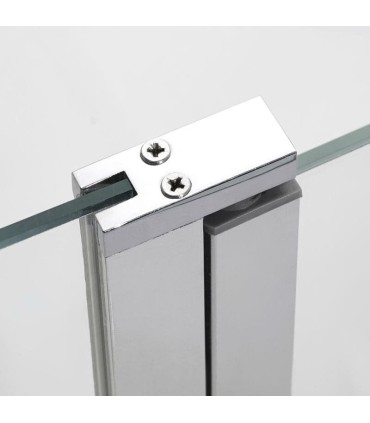 Resguardo fixo + reclinável de banheira OPEN 2 PRETO