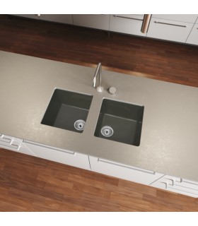 Lava-louça duplo embaixo bancada DIANA