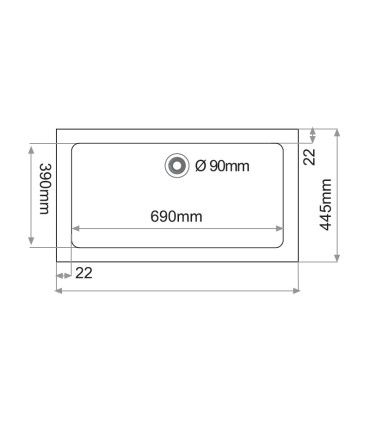 Lava-louça de cozinha embaixo bancada RIVER