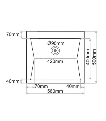 Lava-louça de cozinha embaixo bancada SKADI