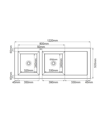 Lava-louça sobre bancada HAPI